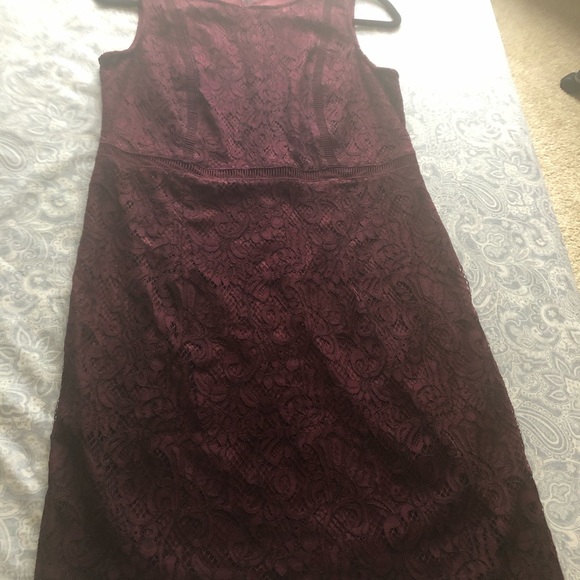 Banana republic maroon dress - Picture 3 of 4